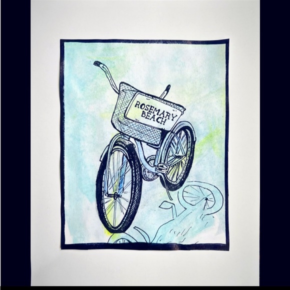 COPY - COPY - Scenes from 30a watercolor prints 8.5x11in signed and numbered - Picture 5 of 7